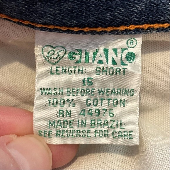 PS Gitano High-Waist Denim Jean Skirt Sz 15 Blue Vintage 1983 Knee Lengt… - Picture 7 of 9